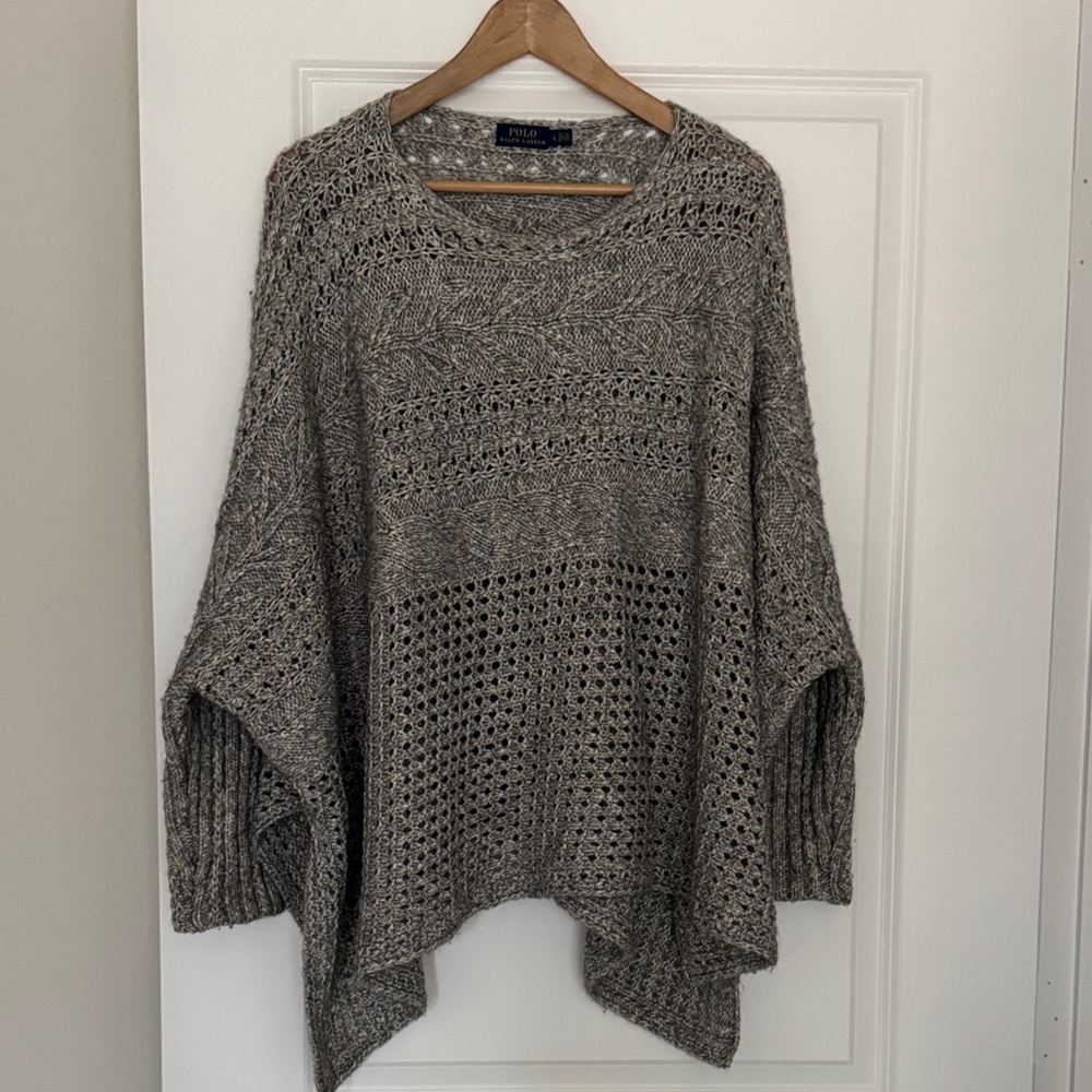 NWOT Polo Ralph Lauren Sweater | Chunky open-knit | Oversized style | Size
Large - Picture 1 of 7